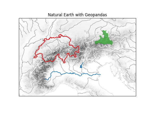 Natural Earth with Geopandas